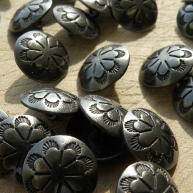 Antiqued Concho A, metal buttons